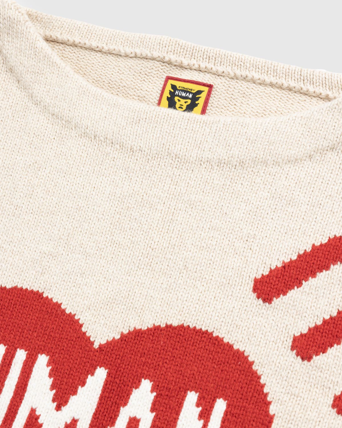 Human Made – Heart Knit Sweater Beige